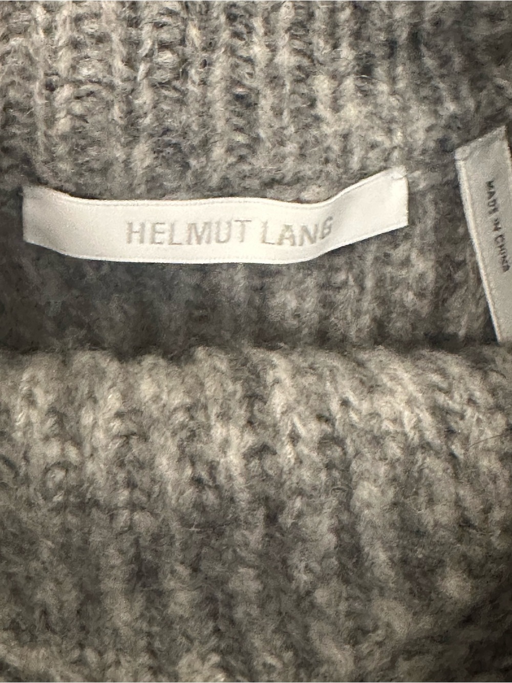 HELMUT LANG MELANGE WOOL-ALPACA SWEATER - XS - $465